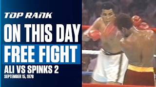 Muhammad Ali vs Leon Spinks 2  ON THIS DAY  FREE FIGHT [upl. by Ykciv27]