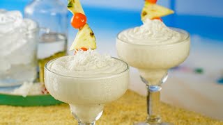 Piña Colada Tropical  Receta sin alcochol [upl. by Clintock]