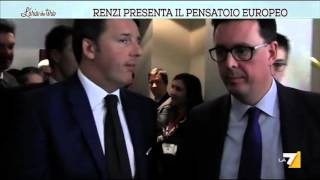 Renzi presenta il pensatoio europeo [upl. by Etac335]