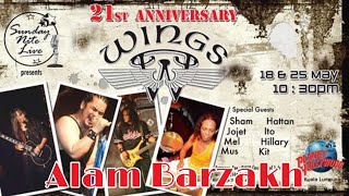 Alam Barzakh  Wings LIVE at Planet Hollywood [upl. by Midas]