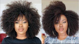 DIY Quick amp Easy quotNo Sewquot Versatile Carefree Afro Wig [upl. by Stephan614]