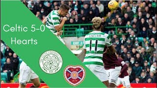 Celtic 50 Hearts Scottish Premiership Highlights 2018 [upl. by Yderf45]