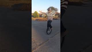 Unicycles unicycling penny farthing high wheel mike arotsky talks about beepers [upl. by Adon]