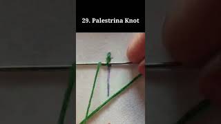 Embroidery stiches part 18shortsfeedshortvideo youtubesearch ReenuArts [upl. by Ahtinak]