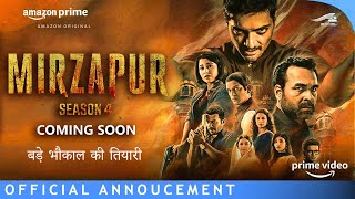 Mirzapur season 4 Official Annoncement I Mirzapur 4 release date I Mirzapur 4 update ‪PrimeVideoIN‬ [upl. by Waylon476]