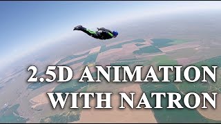 Animate a Still Image in 25D with Natron using Card3D [upl. by Eart]