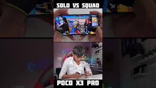 3 finger handcam gameplay solo vs squad poco x3 pro 60fps 120hz 360hz game turbo SD860 Prosecser 4kr [upl. by Esiole136]