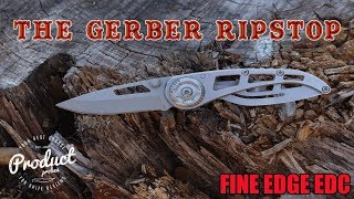 Gerber Ripstop I Knife Review Fine Edge 2241614 [upl. by Avlis]