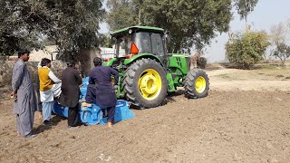 John deere 6140 B4WD 140HP tractor first time in the lands of Pakistan [upl. by Bac274]