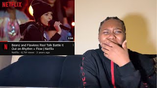 Beanz and Flawless Real Talk Battle reaction [upl. by Halbert]