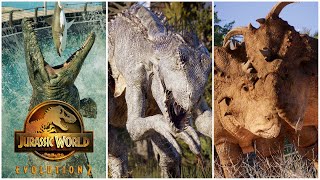 🦖 ALL 84 DINOSAURS  Jurassic World Evolution 2 4K [upl. by Novelia202]