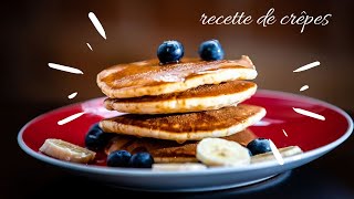 recette de crepes faciles et rapides [upl. by Athallia868]