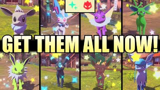 Get ALL Shiny Alpha Eevee evolutions with YOUR OT in Pokemon Legends Arceus [upl. by Vani773]