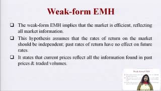 Efficient Market Hypothesis EMH [upl. by Neeuq342]