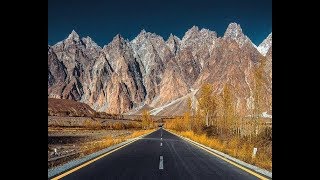 Karakoram Highway Toward Passu cones HD  YouTube [upl. by Ainotal423]