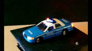 Realistic Siren for 143 Diecast Model Police Cars [upl. by Kifar]