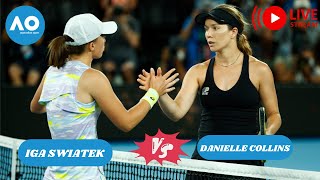 WTA LIVE IGA SWIATEK VS DANIELLE COLLINS AUSTRALIAN OPEN 2024 TENNIS PREVIEW STREAM [upl. by Grega]