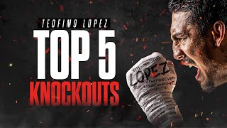 Top 5 Teofimo Lopez Knockouts [upl. by Tolman]