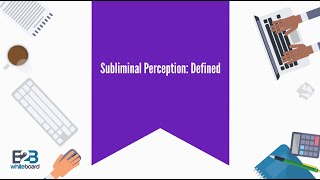 Subliminal Perception Defined [upl. by Leaper]