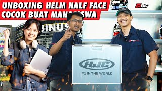 UNBOXING HJC I30 VICOM 🔥 HELM HALF FACE INI COCOK BUAT DI PAKE DAILY MAHASISWA ❗️❗️ [upl. by Odlavso604]