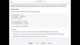 Swift How to define numeric literal [upl. by Chong386]