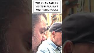 Salim Khan Sohail Khan and others visit Malaika Aroras mothers residence  Video [upl. by Reivaj]