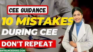 10 Mistakes During my CEE Preparation  OMR  Revision  Anxiety amp Fear🥵 [upl. by Siramed814]