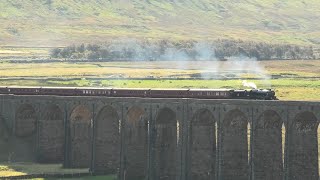 44871 struggling across Ribblehead viaduct [upl. by Cira951]