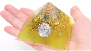 Orgonite Making Kit Yellow Pyramid [upl. by Uah]