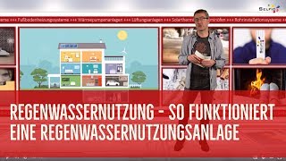 Regenwassernutzung  Regenwasser für Haushalt und Garten nutzen [upl. by Oizirbaf]