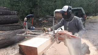 Chainsaw Milling  Start to Finish [upl. by Oslec]