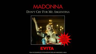 Madonna  Dont Cry For Me Argentina Spanglish 12 With Alt Ending Mix [upl. by Novar]