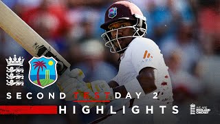 Kavem Hodge Hits Maiden Century  Highlights  England v West Indies Day 2  Rothesay Test 2024 [upl. by Nomi]