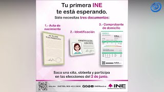 QUEDAN 30 DÍAS PARA OBTENER LA CREDENCIAL DE ELECTOR Y PODER VOTAR EL PRÓXIMO AÑO [upl. by Budde112]