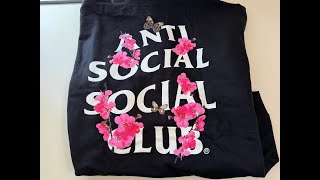 Anti Social Social Club Kkoch Hoodie Unboxing [upl. by Kcaj866]