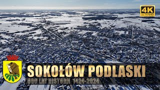 Sokołów Podlaski 600lat historii dronem nad miastem 4K [upl. by Nahsar]