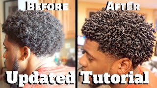 Mens Curly Hair Tutorial pt2  Define Curls Natural Hair [upl. by Hasan976]