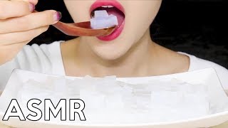 ASMR COCONUT JELLY Nata De Coco 코코넛젤리 나타드코코 CrunchyampChewy Eating Sounds 리얼사운드 먹방 [upl. by Yazbak]