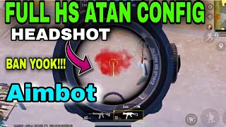 PUBG MOBILE MAX HS CONFIG HEADSHOT MAGICBULLET CONFİG 350 BAN YOOK [upl. by Iadam427]