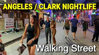 WALKING STREET PHILIPPINES  Angeles City  Clark NIGHTLIFE  BARS at Fields Ave  Nearby Streets [upl. by Newg]