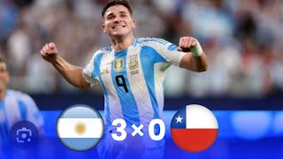 Argentina Vs Chile 30 All goals amp highlights 2024 [upl. by Rorry763]