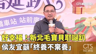 好幸福！新北毛寶貝耶誕趴 侯友宜籲「終養不棄養」｜華視新聞 20241201 CtsTw [upl. by Eintruok]