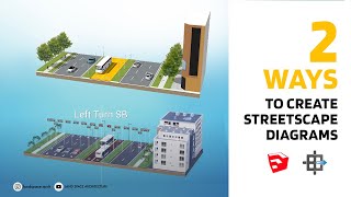 2 Ways to Create Streetscape Diagrams [upl. by Cnut320]