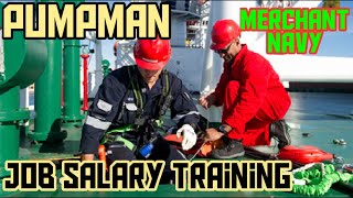 Merchant Navy  Pumpman Job Requirements Salary [upl. by Sadnak]