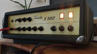 Very rare Echolette S 100 Tube Amp presenting with Vibrato 1967 [upl. by Pang368]