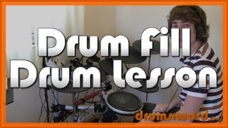 ★ Dont Look Back In Anger Oasis ★ Drum Lesson  How To Play Drum Fill Alan White [upl. by Eednam]