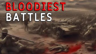 5 of the BLOODIEST BATTLES in Human History [upl. by Ecirtram]