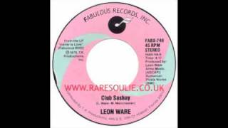 Leon Ware  Club Sashay  Fabulous [upl. by Roda]