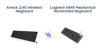 🔥Arteck vs Logitech Keyboard Comparison🔥 [upl. by Yornoc821]