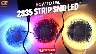 How To Use 2835 Strip Smd Led 120 Led Roll Of 5 Meter  Best Strip Light For Profile Lighting [upl. by Nnaeerb]